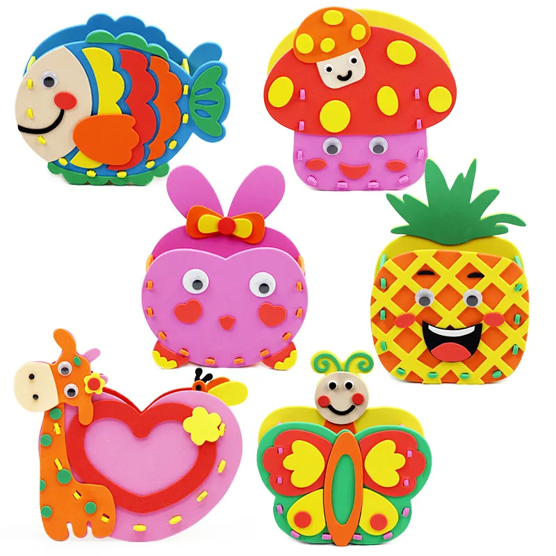 Art Craft Kindergarten - 2 stks DIY Cartoon Pen Container