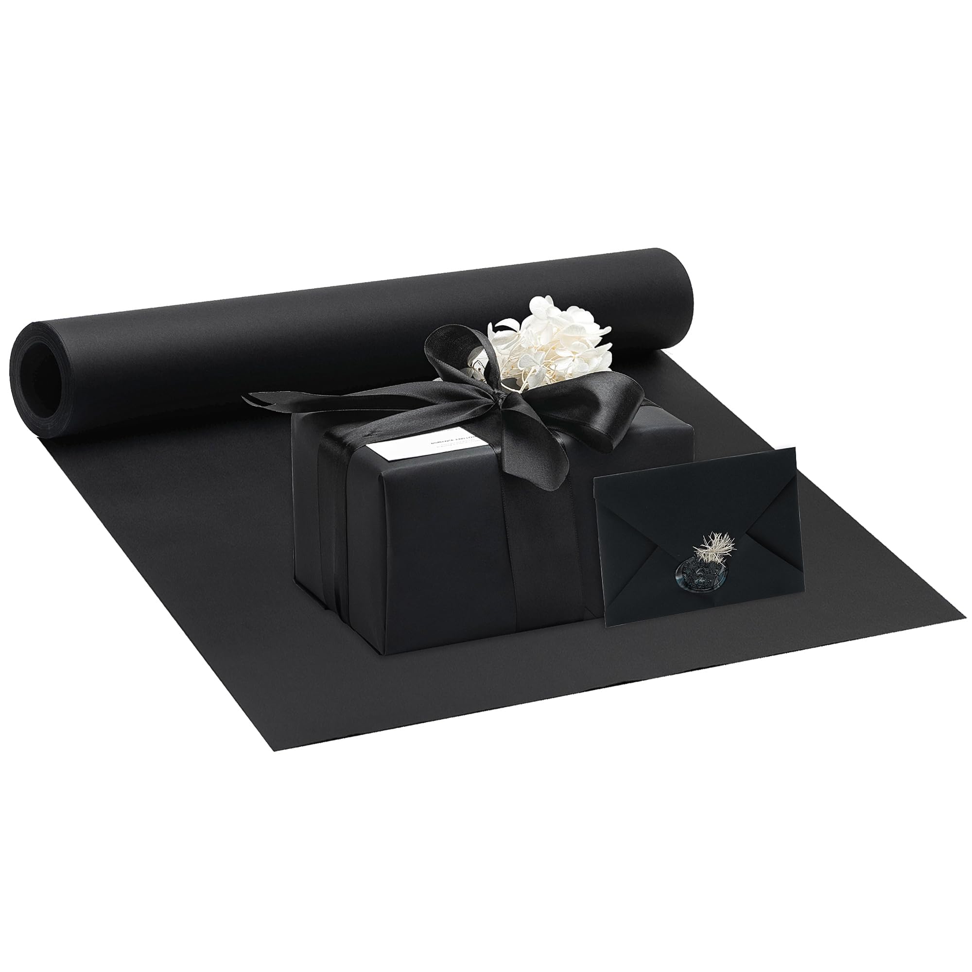 Wallpaper Art And Craft - kraftpapier Zwart inpakpapier Papier Perfect voor