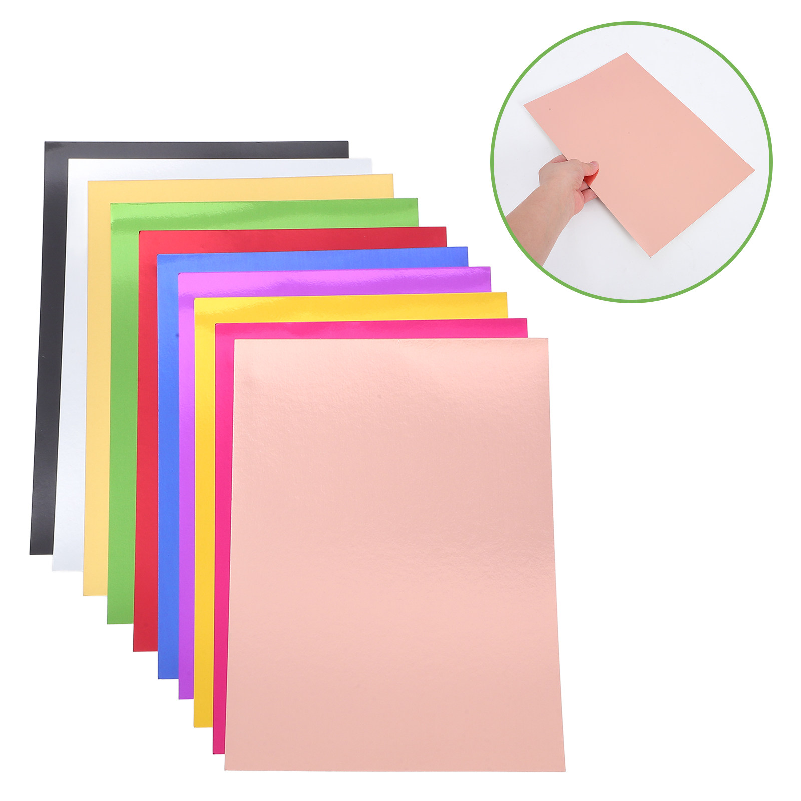 Art Craft Kindergarten - 20 vellen metallic folie karton A4