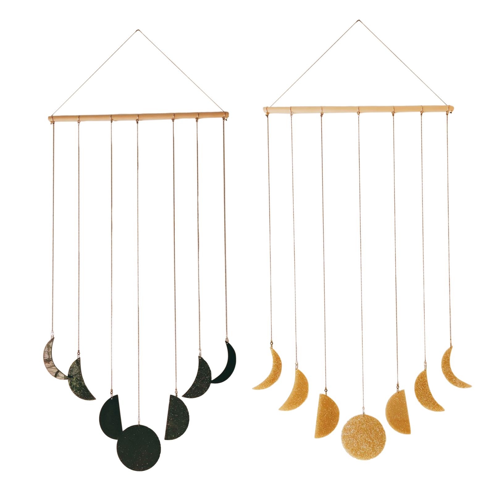 Art And Craft For Nursery - Maanfase Wanddecoratie Boho Kunst Ambacht Decoratieve