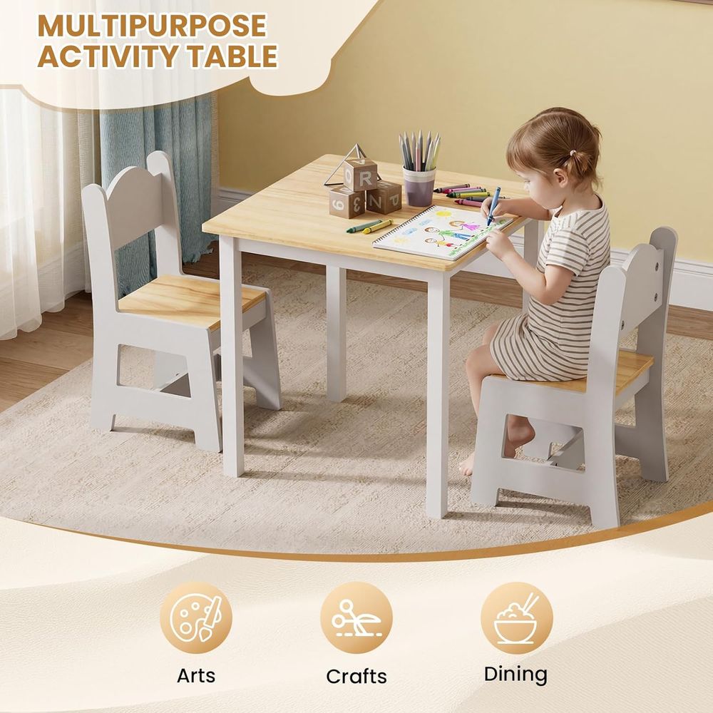 Kindertafel en 2 stoelen, peut - Art And Craft For Nursery recensie en prijs