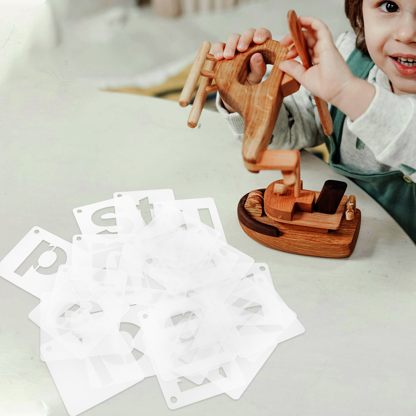 1 set herbruikbare A-Z alfabet - Art Craft Journals recensie en prijs