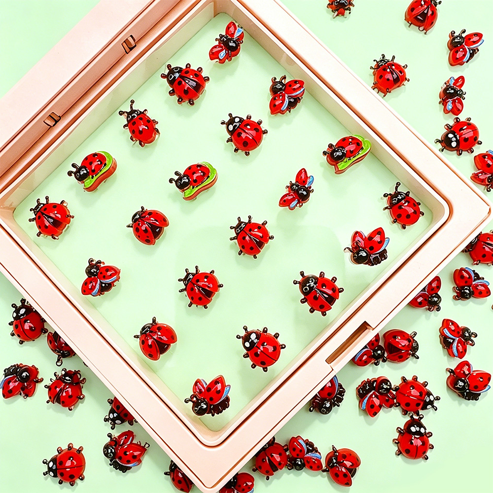 50 Stuks 3D Cartoon Lieveheers - Art Craft Ladybug recensie en prijs