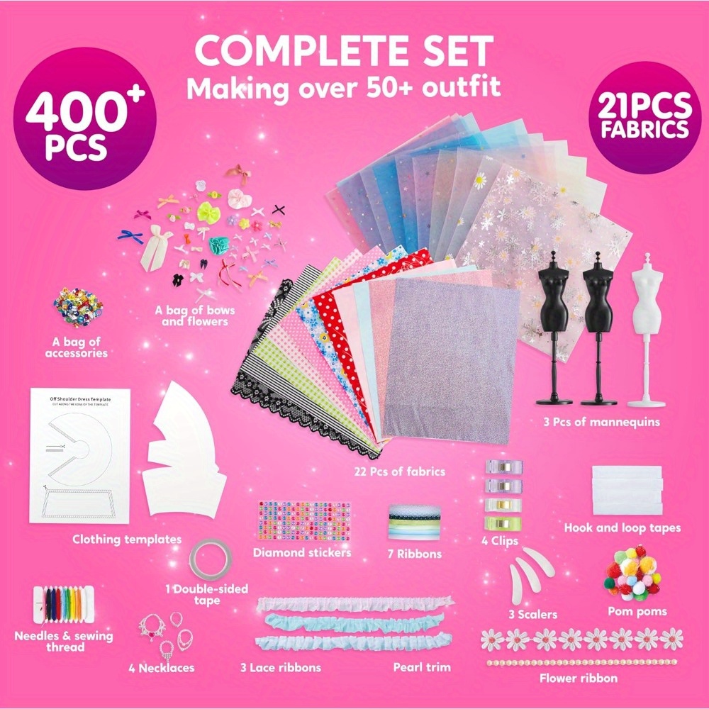 JOYFY 400+PCS Fashion Design C - Art Craft And Design recensie en prijs