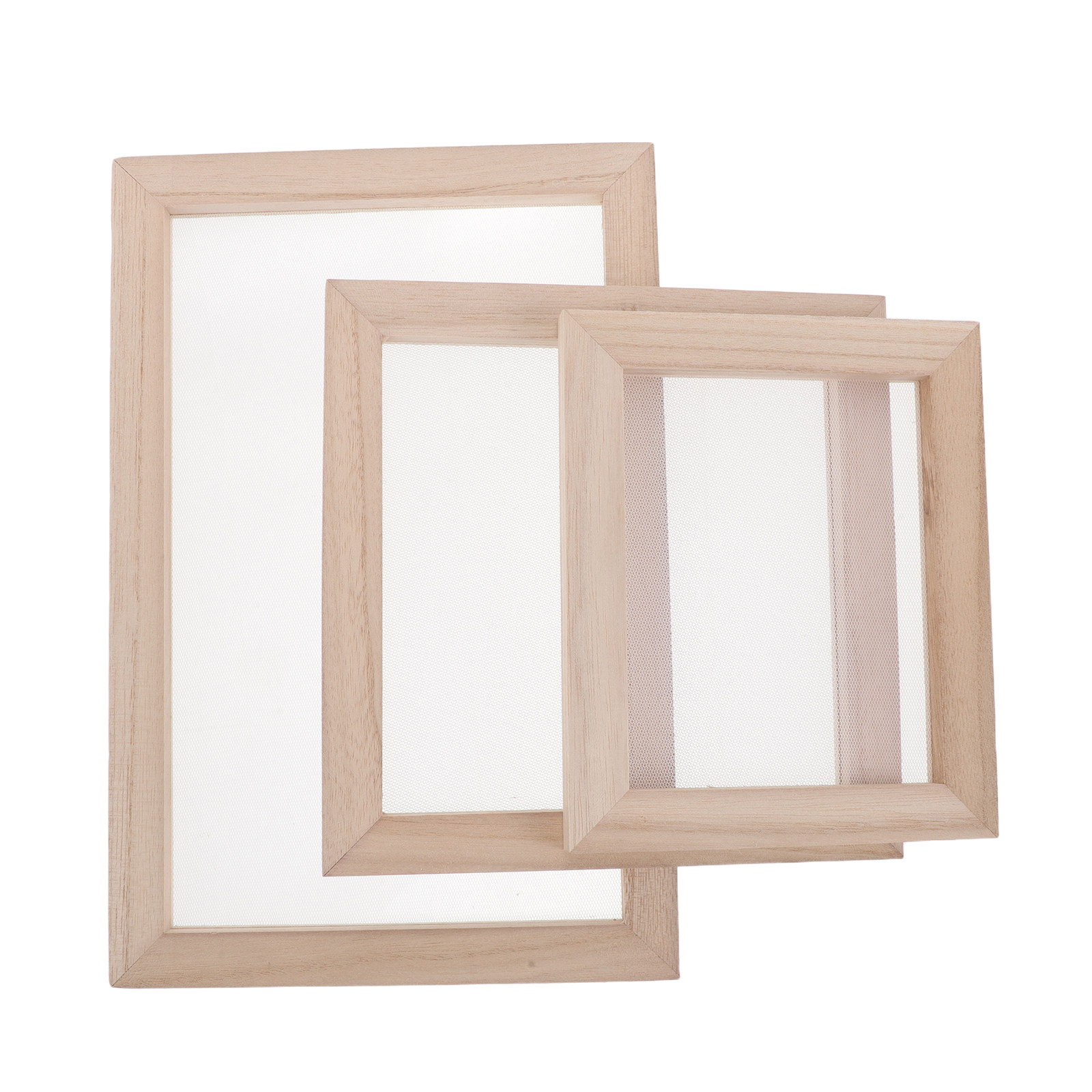 3-delige houten papiermaakfram - Art Craft Project recensie en prijs