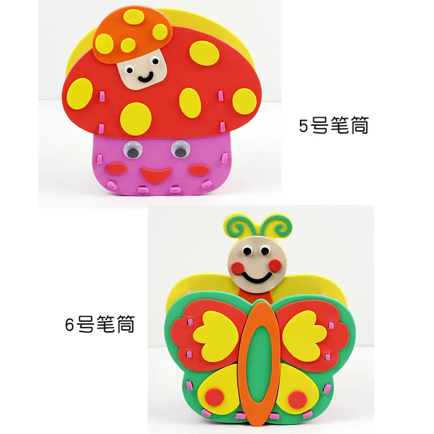 2 stks DIY Cartoon Pen Contain - Art Craft Kindergarten recensie en prijs