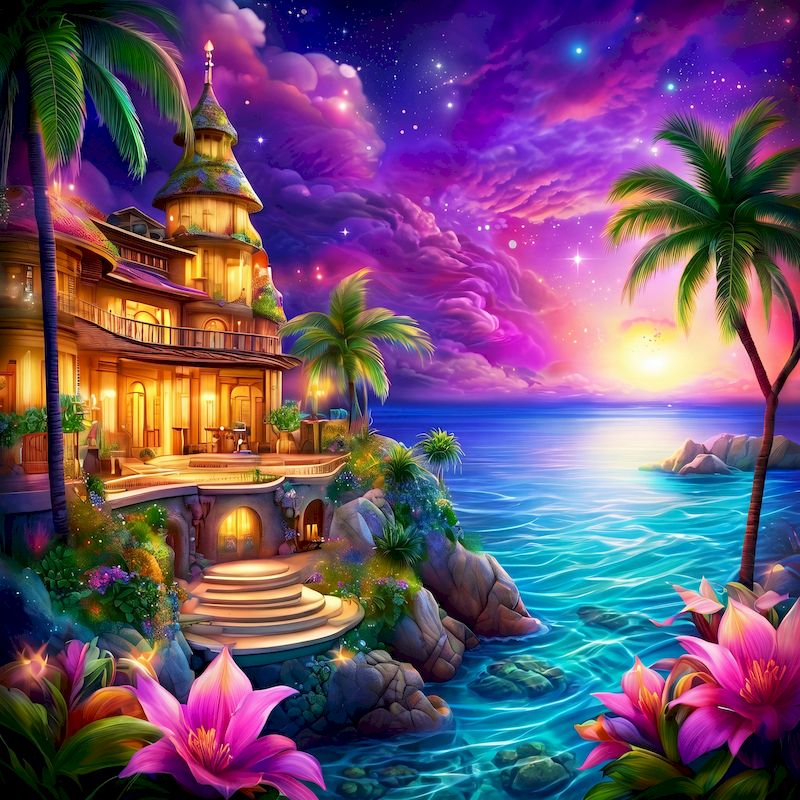 GATYZTORY Seaside Diamond Pain - Wallpaper Art And Craft recensie en prijs