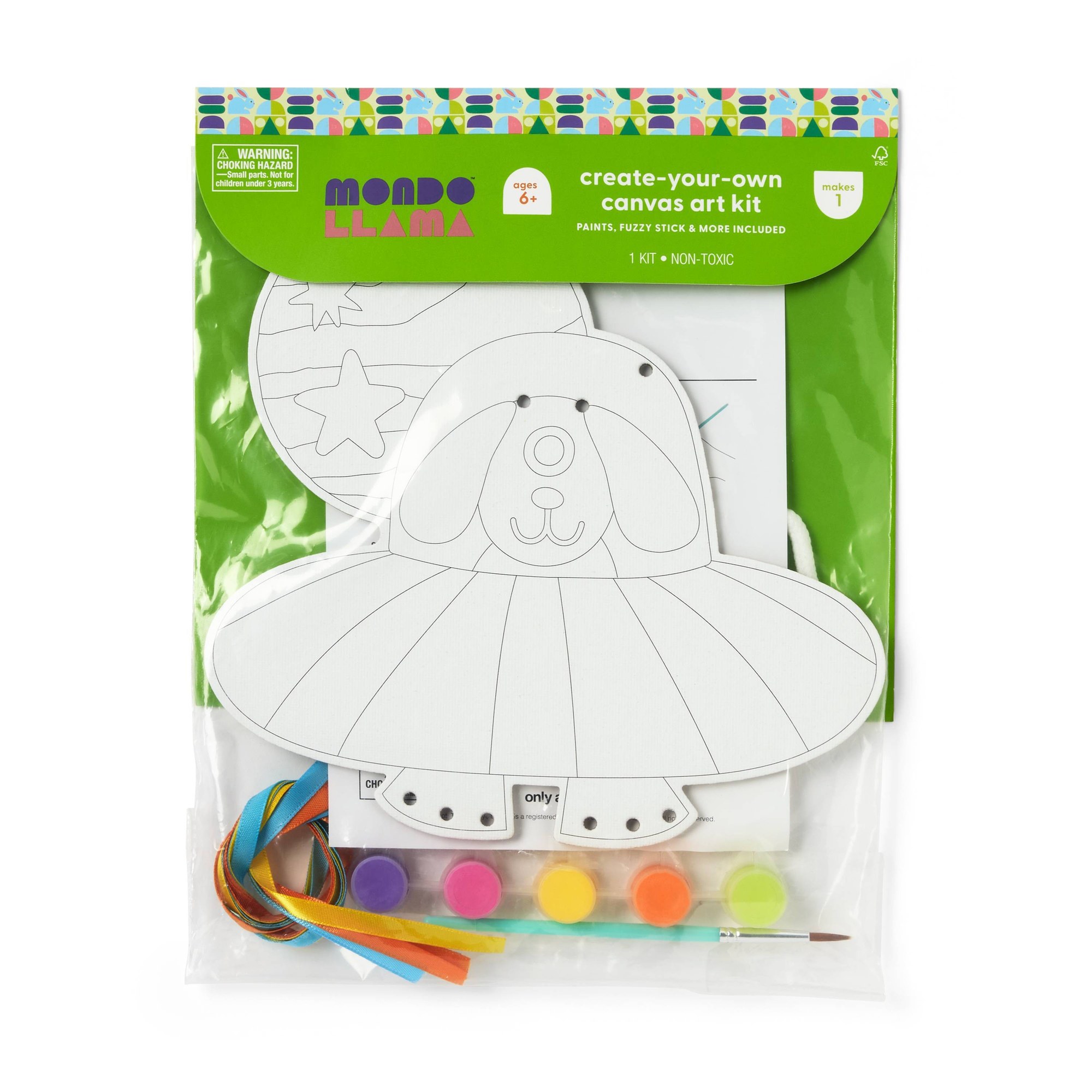 Space Dog Canvas Schilderij Cr - Art Craft And Design recensie en prijs