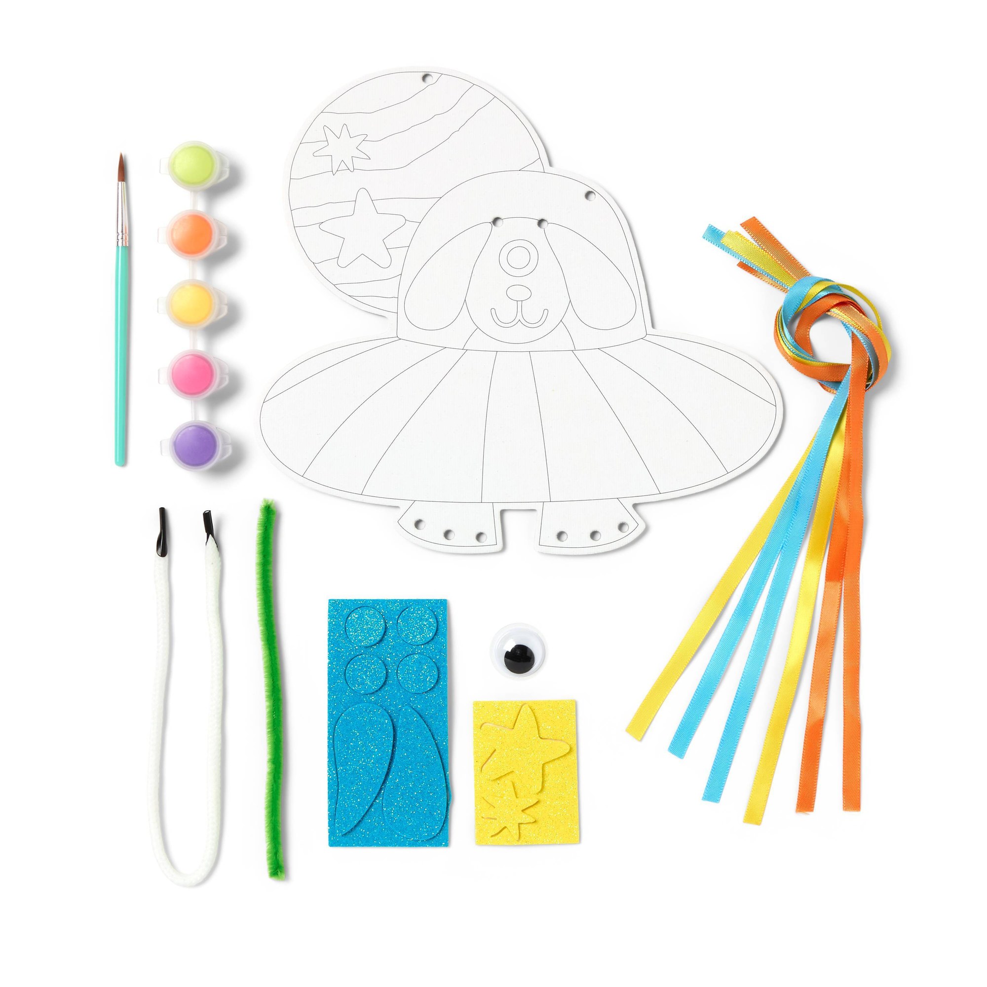 Space Dog Canvas Schilderij Cr - Art Craft And Design recensie en prijs