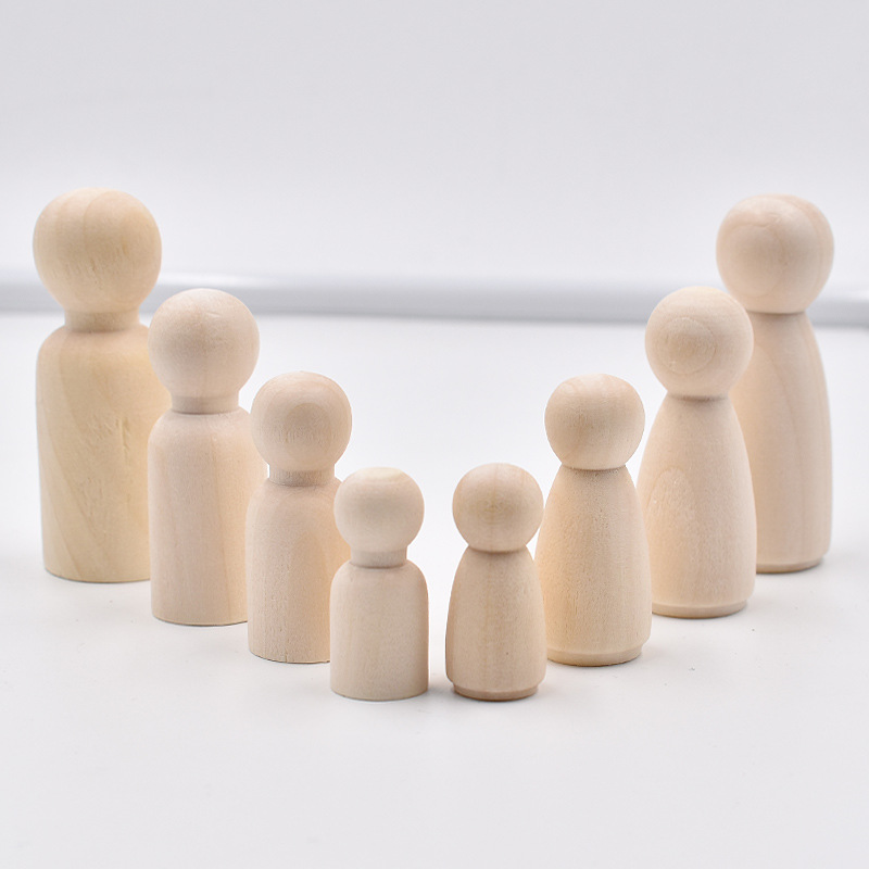 5 Stuks Onvoltooide Houten Peg - Art And Craft For Nursery recensie en prijs