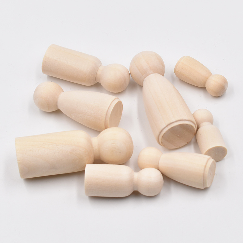5 Stuks Onvoltooide Houten Peg - Art And Craft For Nursery recensie en prijs