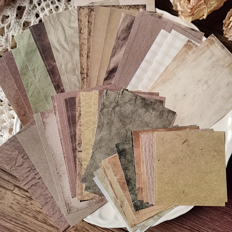 60-vellen vintage knutselpapie - Art Craft Journals recensie en prijs