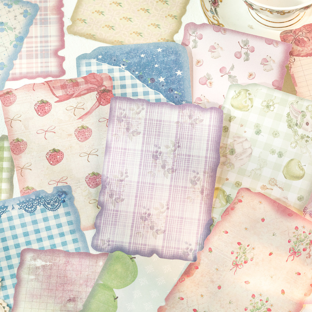 30 vellen vintage scrapbookpap - Art Craft Journals recensie en prijs