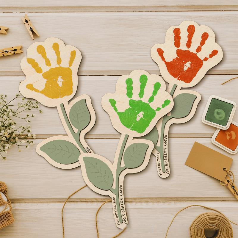 Blanco houten bloemenplaat met - Art And Craft For Nursery recensie en prijs