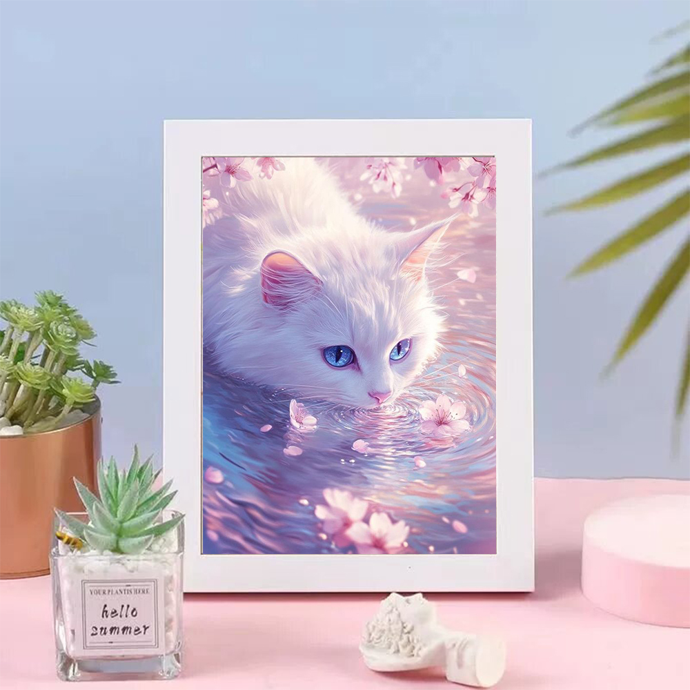 5D Diamant Schilderij Kattenli - Wallpaper Art And Craft recensie en prijs