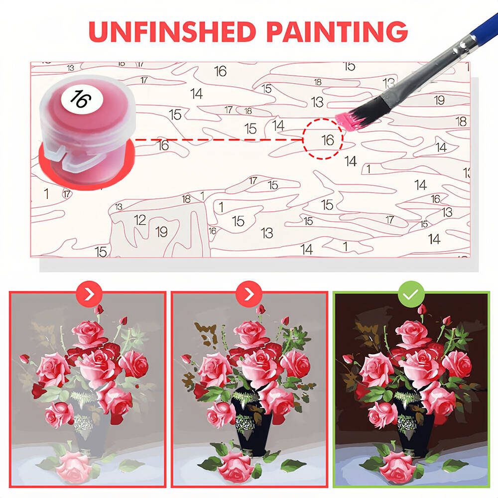 Olieverfschilderij van nummers - Art Craft Room recensie en prijs