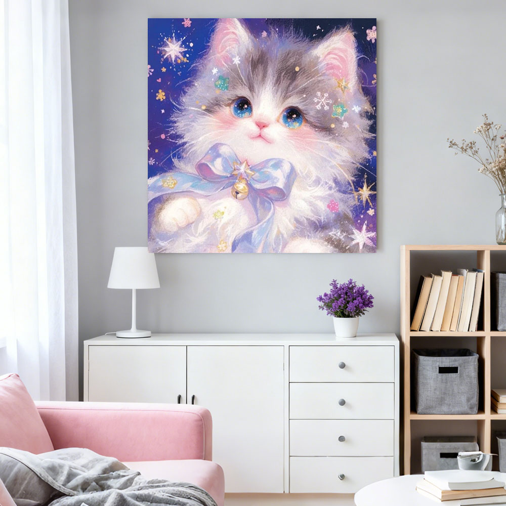 AB Diamond Painting Leuke Kat  - Wallpaper Art And Craft recensie en prijs