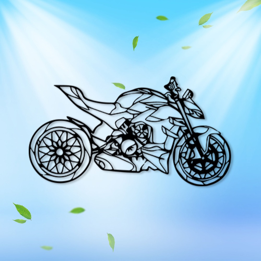 Motorfiets wanddecoratie sculp - Art Craft Room recensie en prijs