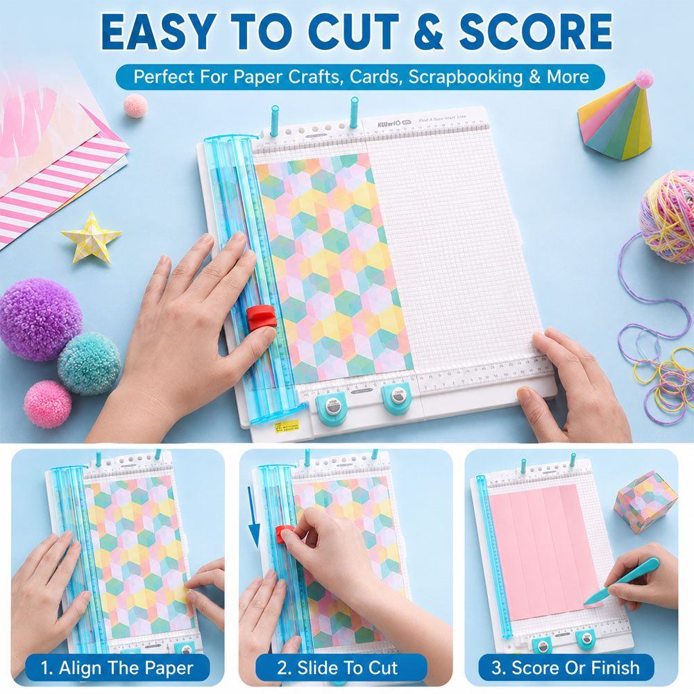 7-in-1 papiertrimmer & vouwbor - Artwork Craft recensie en prijs