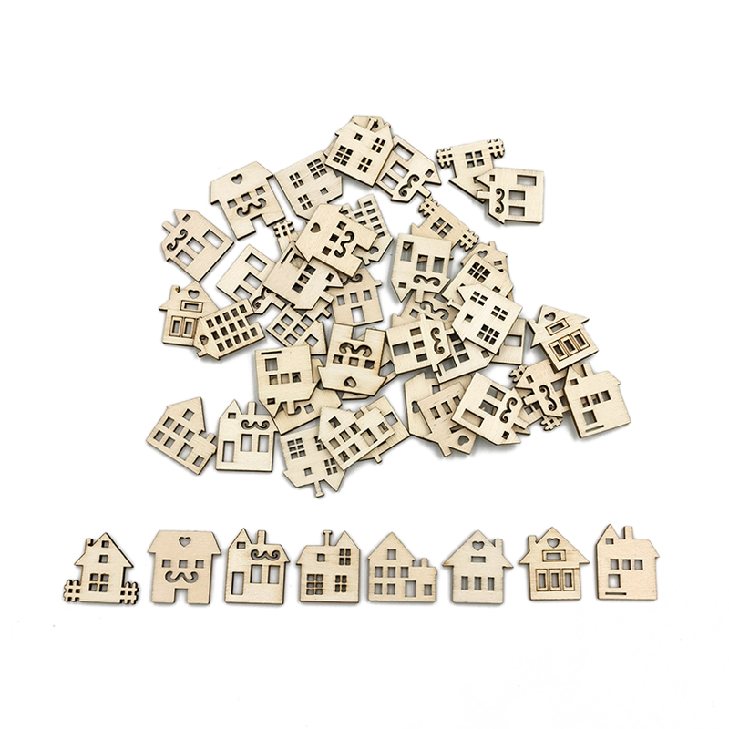 50 stuks ongeverfde houtplakke - Art Craft For Preschoolers recensie en prijs