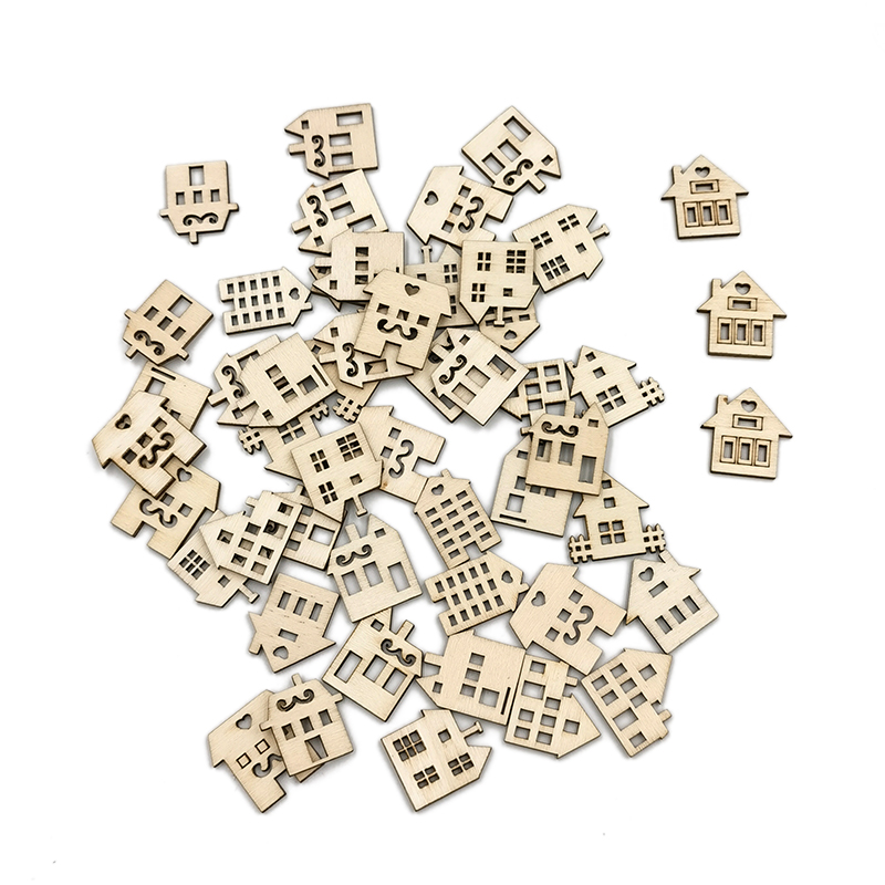 50 stuks ongeverfde houtplakke - Art Craft For Preschoolers recensie en prijs