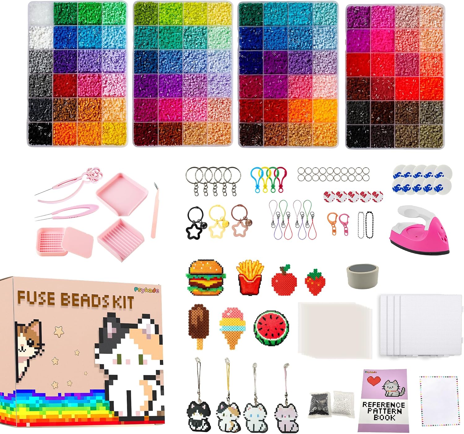 Fuse Beads Kit-Easy DIY-96 kle - Art Craft Room recensie en prijs