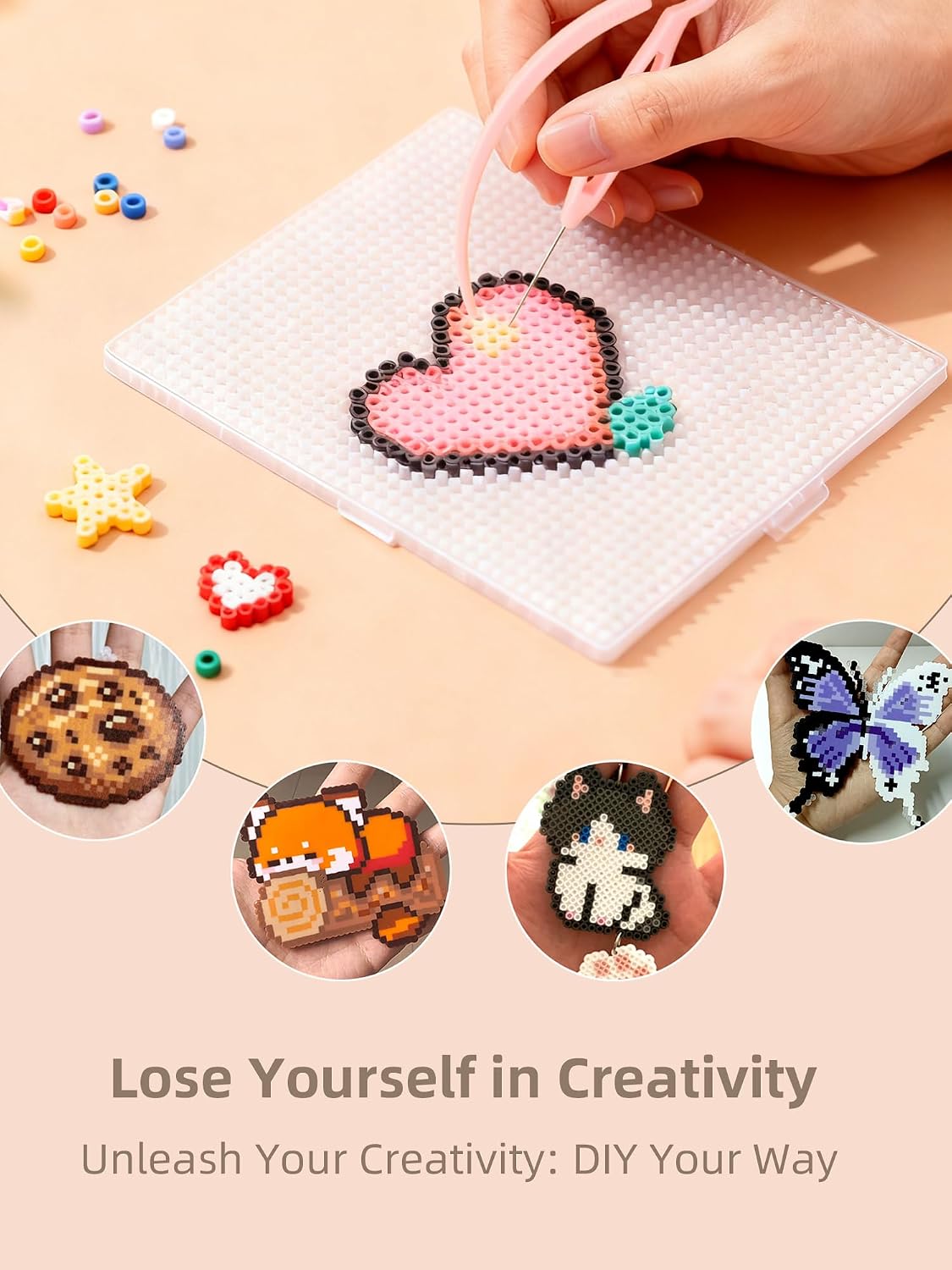 Fuse Beads Kit-Easy DIY-96 kle - Art Craft Room recensie en prijs